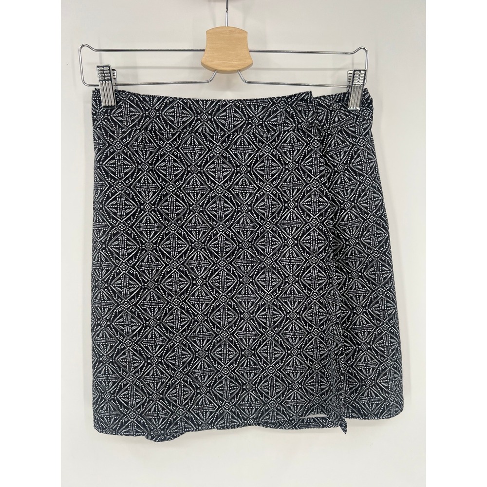 RipSkirt Hawaii Women XS Black White Paia Maui Quick Dry Vacation Wrap Skirt